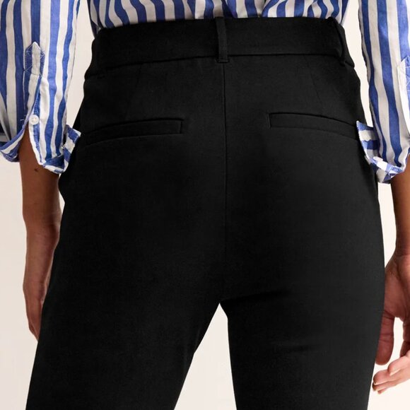 Boden Highgate Bi-Stretch Pants Black 6L NWT - Picture 3 of 13
